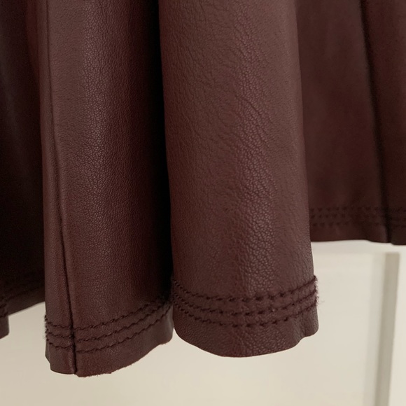 JCrew collection leather circle skirt - Picture 2 of 4